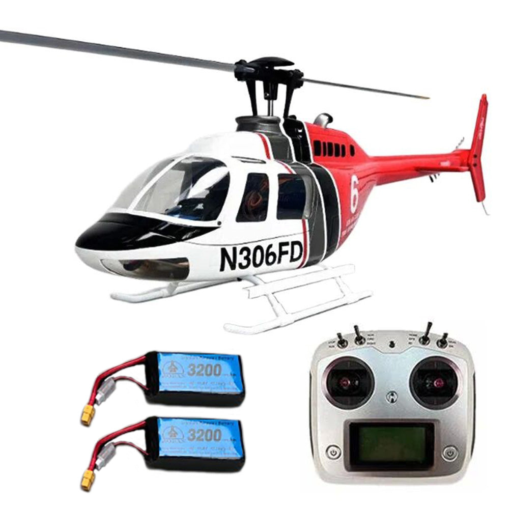 ROBAN Bell-206 450 Class RC Helicopter 2.4G 11CH GPS Stabilized Scale Flybarless PNP/RTF With X1 Flight Controller