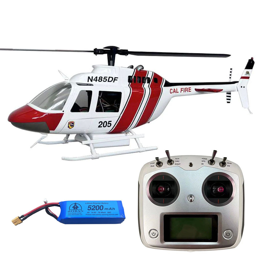 ROBAN 470 Class Bell-206 RC Helicopter GPS Mode PNP/RTF Version LED Lighting System with Water Tank