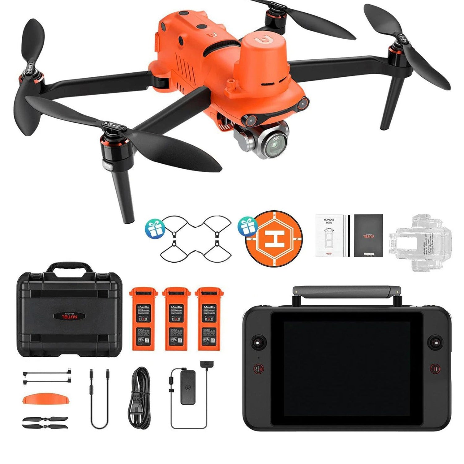 Autel Robotics EVO II Pro V3 6K Rugged Bundle 15km Video Transmission 40 Mins Flight Time