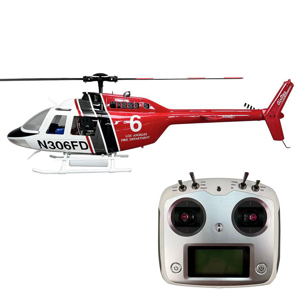 ROBAN 470 Class Bell-206 RC Helicopter GPS Mode PNP/RTF Version LED Lighting System with Water Tank