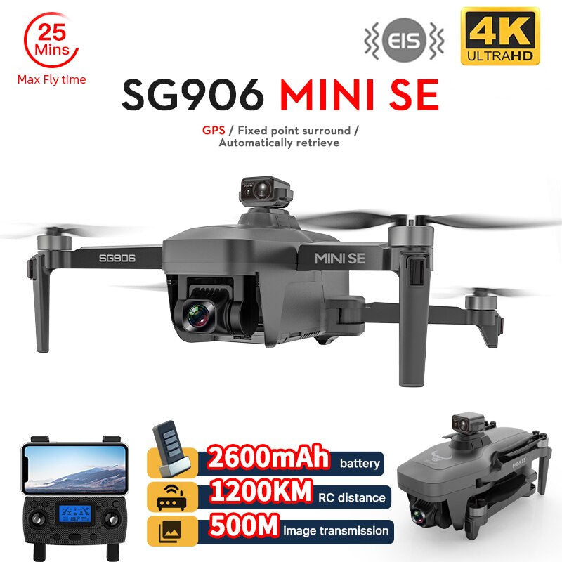 ZLL SG906 MINI SE 4K Drone HD Camera GPS 5G WiFi Brushless 360° Obstacle Avoidance RC Quadcopter