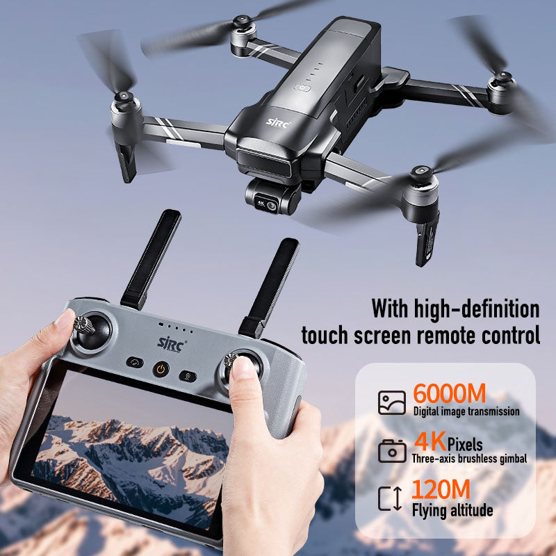 SJRC F22 S3 PRO 4K Drone 3-Axis Gimbal 6KM Repeater Digital FPV EIS HD Camera GPS 5G Quadcopter