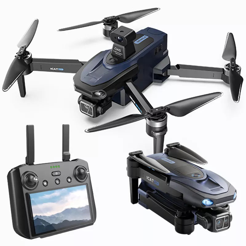 SMRC S840 PRO 8K Drone 3-Axis Gimbal EIS Camera Intelligent Obstacle Avoidance 5G GPS Quadcopter with Screen Remote Control