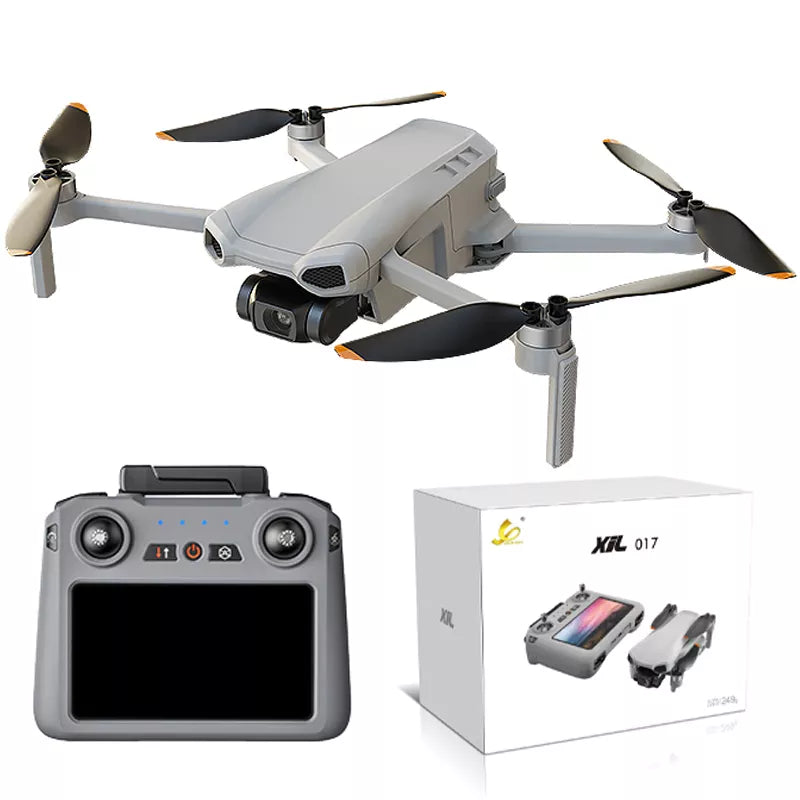 XIL 017 4K Drone 249g with Screen Remote Control 3-Axis Gimbal Anti-shake HD Aerial Photography GPS Quadcopter