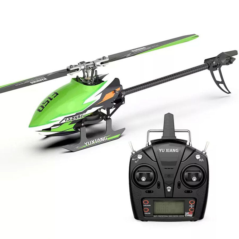 RC Helicopter YUXIANG F150 6CH 6Axis Gyro 3D/6G Dual Brushless Direct Drive Motor Flybarless Compatible with FUTABA S-FHSS