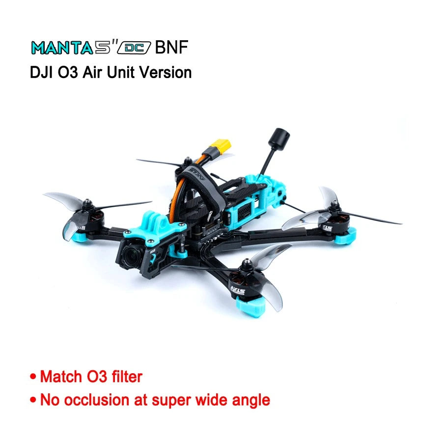 5inch FPV Drone MANTA 5" Freestyle DeadCat-DC DJI O3 Air Unit With GPS 6S
