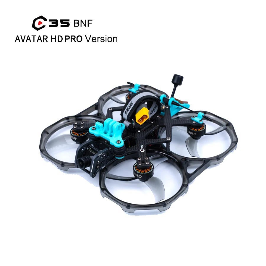 Axisflying 3.5 Inch FPV Drone Cineon C35 V2 / 3.5 Inch Walksnail Avatar HD Pro Kit 32G FPV Drone 4S/6S