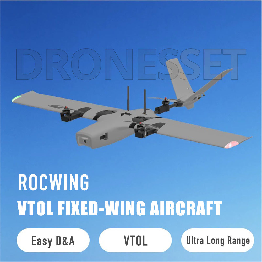 AFModel ROCWING VTOL Airplane FPV 3-axis Fixed-wing Airplane UAV Model Airplane Reconnaissance Airplane