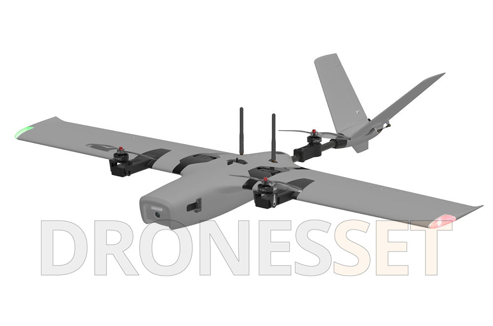 AFModel ROCWING VTOL Drone 3-axis FPV Fixed-wing Airplane UAV Model Airplane Reconnaissance Airplane