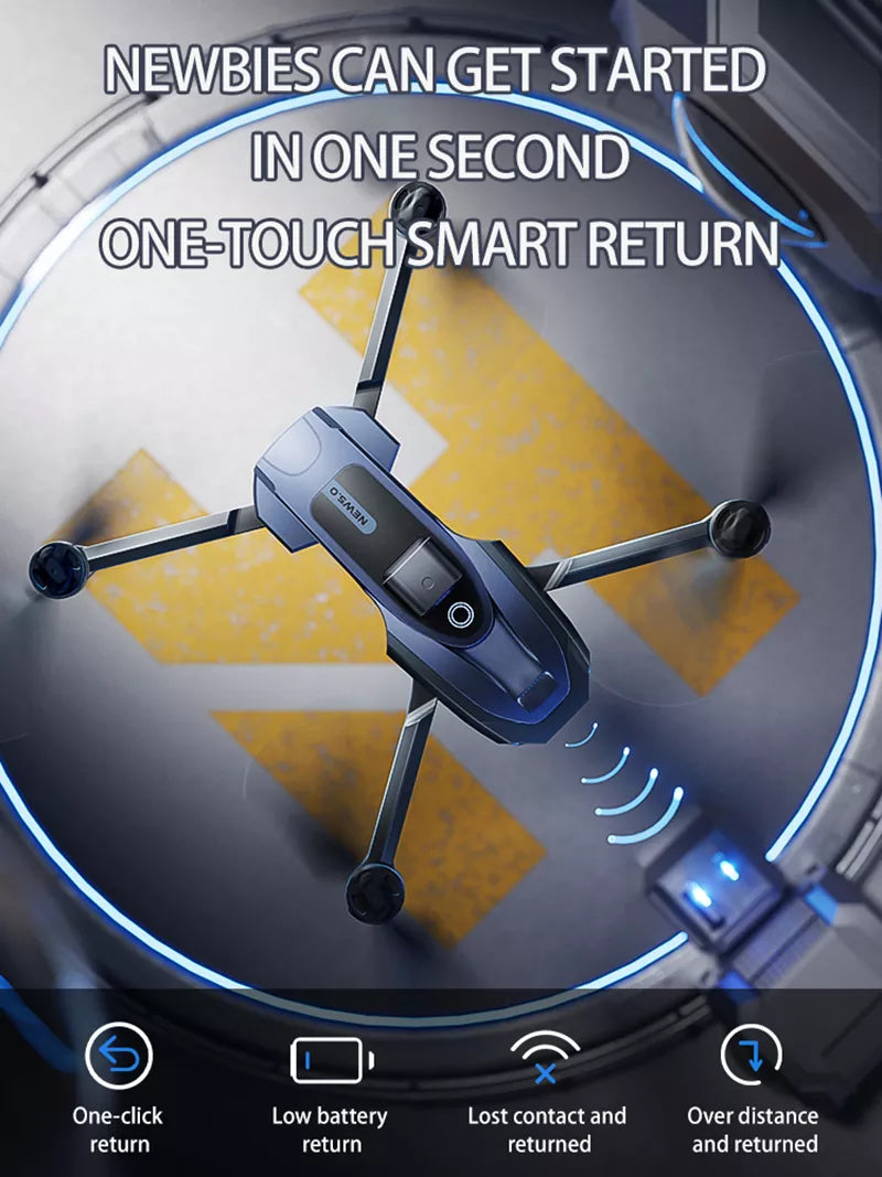 SMRC S840 PRO 8K Drone 3-Axis Gimbal EIS Camera Intelligent Obstacle Avoidance 5G GPS Quadcopter with Screen Remote Control