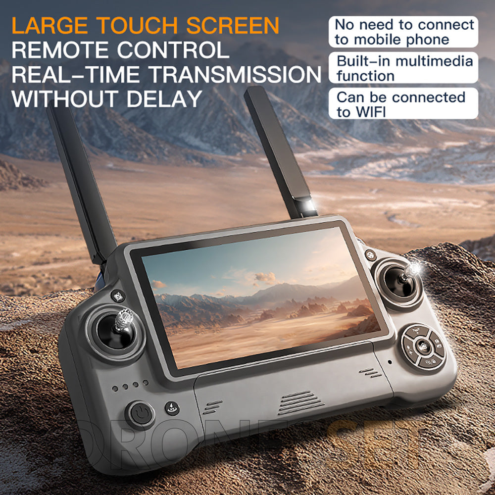 KF100 4K Drone 3-Axis Gimbal EIS Camera Large size Intelligent Obstacle Avoidance 10KM 5G GPS Quadcopter with Screen Remote contro