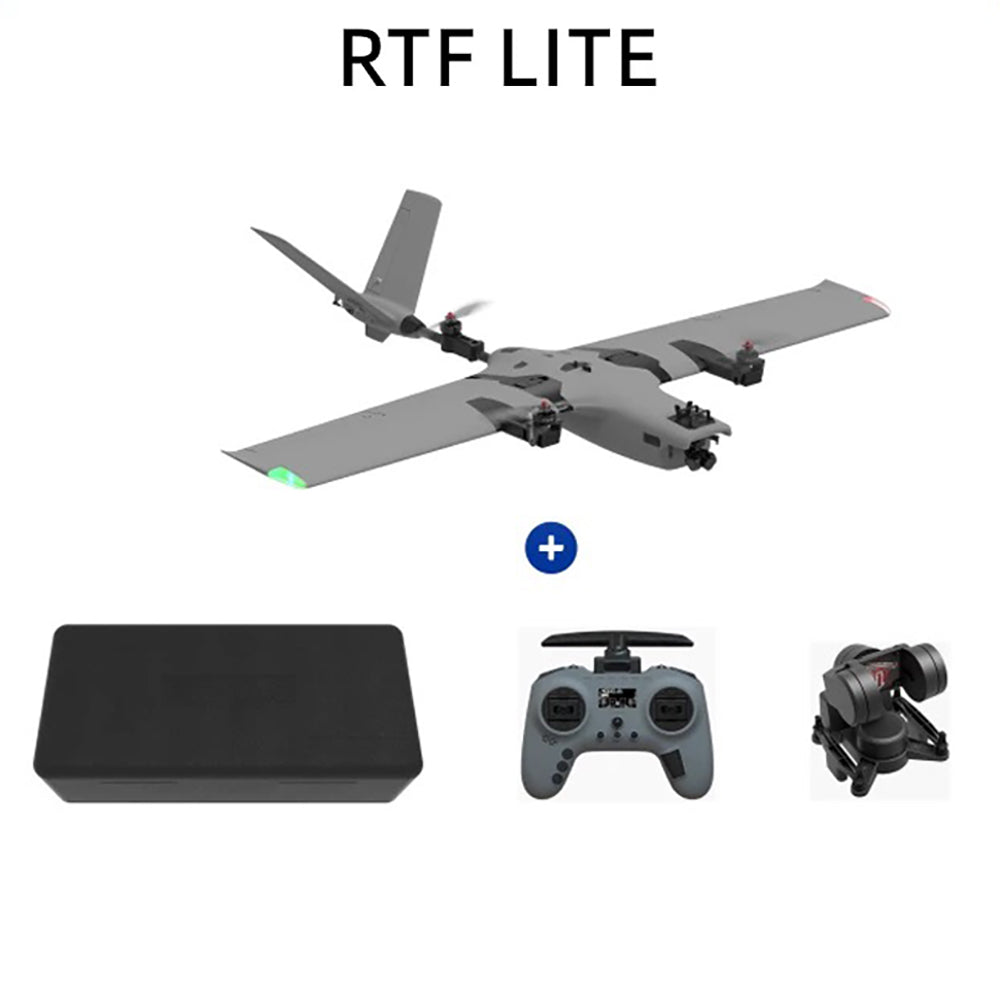 AFModel ROCWING VTOL Airplane FPV 3-axis Fixed-wing Airplane UAV Model Airplane Reconnaissance Airplane