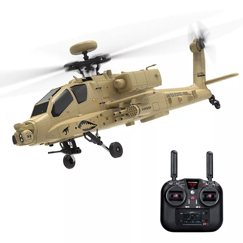 YUXIANG F11H Apache Helicopter GPS Altitude Hold Optical Flow Positioning Radar Brushless 3D Stunt Intelligent RC Helicopter